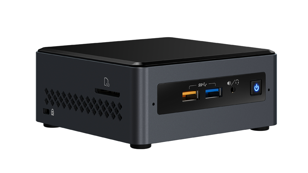 Mini PC Intel Nuc Intel I3 1.5 Ghz DDR4 Gris/Negro (Memoria y Disco Duro no incluído)
